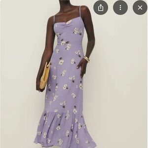 Floral Lavender Maxi Dress